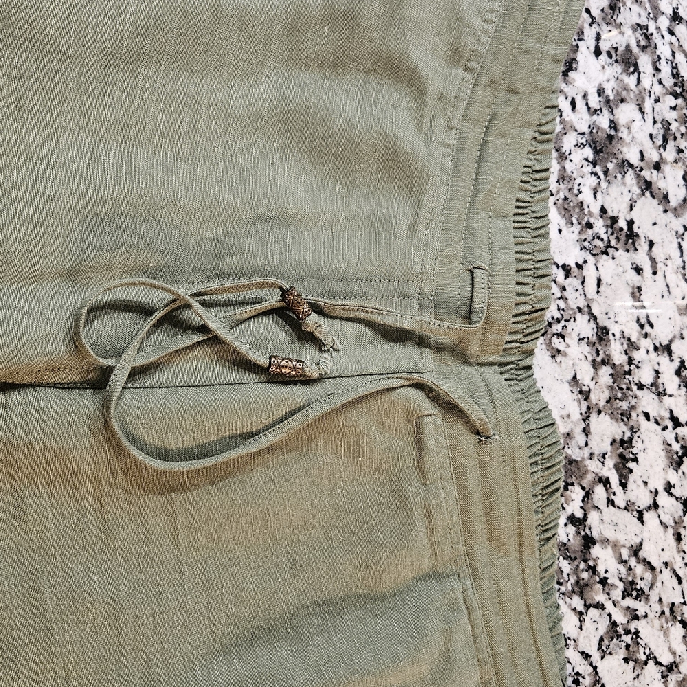 Bare Anthology Olive Wide Leg Pants - Picture 4 of 6